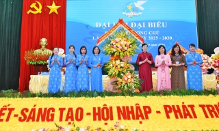 Đại hội Hội Liên hiệp Phụ nữ phường Chũ đề ra 6 nhóm chỉ tiêu chủ yếu trong nhiệm kỳ mới