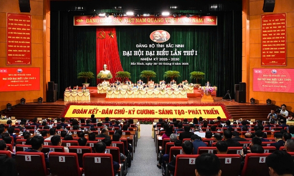 Đại hội Đại biểu Đảng bộ tỉnh Bắc Ninh lần thứ I nhiệm kỳ 2025-2030