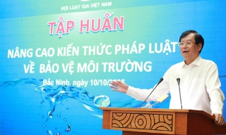 Bắc Ninh: Bồi dưỡng kiến thức pháp luật về bảo vệ môi trường cho cán bộ