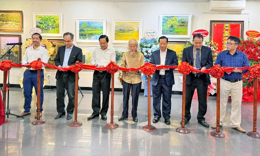 Khai mạc Triển lãm mỹ thuật “Nét Quê” của họa sĩ Hướng Tâm Đường