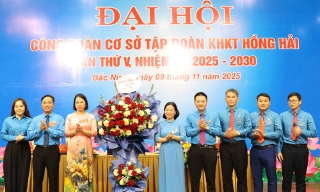 Đại hội Công đoàn Tập đoàn Khoa học kỹ thuật Hồng Hải nhiệm kỳ 2025-2030