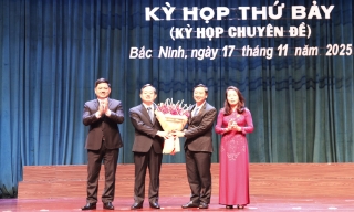 Đồng chí Phạm Hoàng Sơn được bầu giữ chức Chủ tịch UBND tỉnh Bắc Ninh