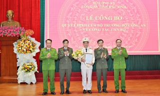 Đại tá Nguyễn Quốc Vương giữ chức Phó Giám đốc Công an tỉnh Bắc Ninh