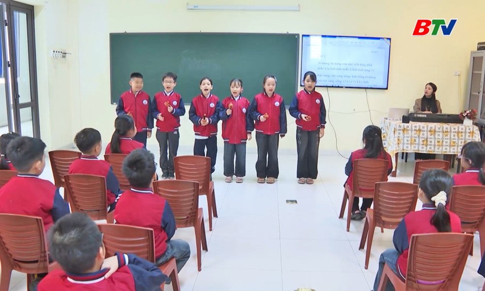 Gieo mầm văn hóa quan họ trong trường học