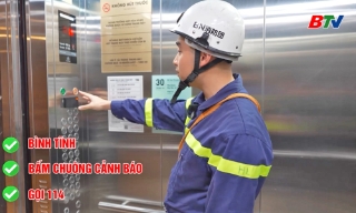 Hướng dẫn kỹ năng thoát nạn khi gặp sự cố thang máy