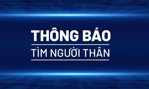 Thông báo tìm người thân