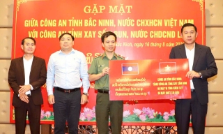 Giám đốc Công an tỉnh Xay-sổm-bun gửi Thư cảm ơn Công an tỉnh Bắc Ninh