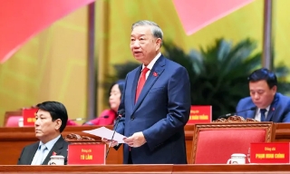 Một số hình ảnh bầu Ban Chấp hành Trung ương Đảng khóa XIV