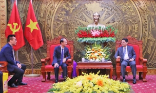 Bí thư Tỉnh ủy Nguyễn Hồng Thái: Bắc Ninh tạo mọi thuận lợi để Tập đoàn Luxshare phát triển sản xuất lâu dài