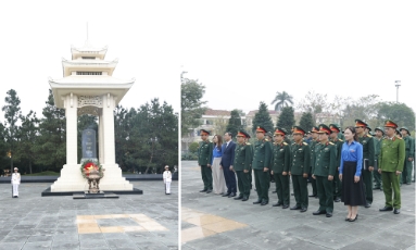   Bộ Chỉ huy quân sự tỉnh Bắc Ninh dâng hương tưởng niệm Anh hùng liệt sĩ