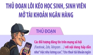 Cảnh báo thủ đoạn lôi kéo học sinh, sinh viên mở tài khoản ngân hàng