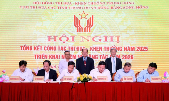 Tỉnh Bắc Ninh được Cụm thi đua các tỉnh Trung du và Đồng bằng Sông Hồng đề nghị Thủ tướng Chính phủ tặng Bằng khen