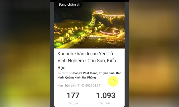 Gần 1.100 tác phẩm tham gia cuộc thi ảnh “Khoảnh khắc di sản Yên Tử - Vĩnh Nghiêm - Côn Sơn, Kiếp Bạc”