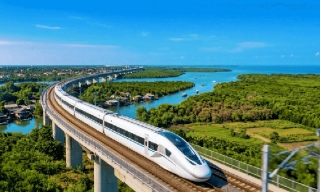 Phối cảnh đường sắt cao tốc đầu tiên ở phía Bắc