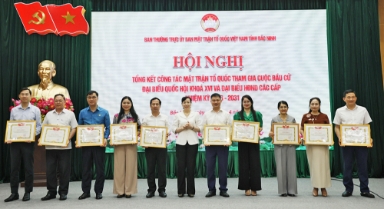  Bắc Ninh tổng kết công tác MTTQ tham gia bầu cử đại biểu Quốc hội khóa XVI và đại biểu HĐND các cấp