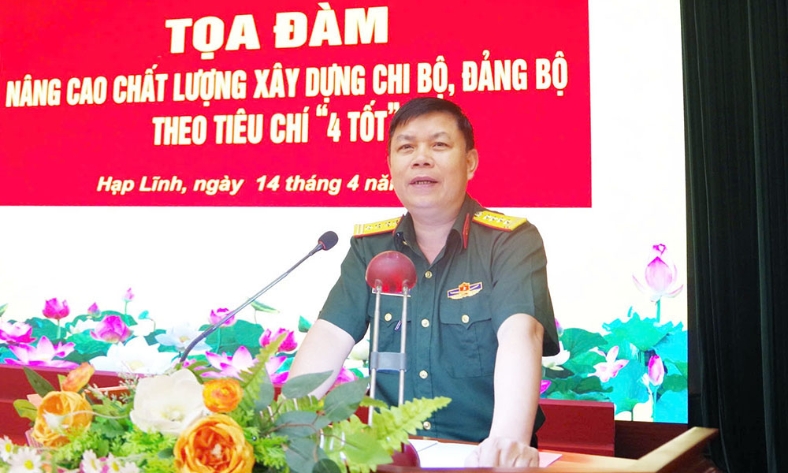  Tọa đàm nâng cao chất lượng xây dựng chi bộ, đảng bộ theo tiêu chí “4 tốt”