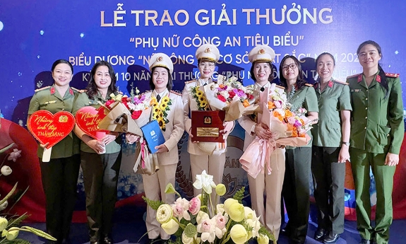 3 nữ Công an Bắc Ninh xuất sắc được vinh danh 