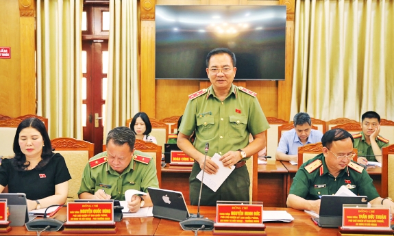 Đoàn khảo sát của Ủy ban Quốc phòng, An ninh và Đối ngoại Quốc hội làm việc với UBND tỉnh Bắc Ninh