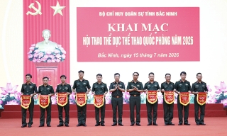 Bắc Ninh: Khai mạc hội thao thể dục thể thao quốc phòng