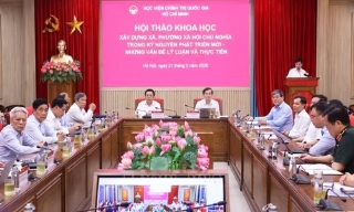 Xã, phường xã hội chủ nghĩa: Năng lực của cán bộ là yếu tố quyết định thành công