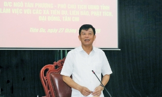 Phó Chủ tịch UBND tỉnh Bắc Ninh Ngô Tân Phượng đôn đốc đẩy nhanh giải ngân vốn đầu tư công