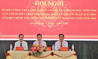 Xã An Lạc đổi mới phương thức lãnh đạo của cấp ủy theo hướng quyết liệt, sâu sát, toàn diện