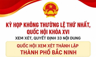 Quốc hội xem xét thành lập thành phố Bắc Ninh
