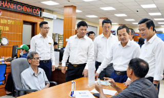 Bí thư Tỉnh ủy Nguyễn Hồng Thái chỉ đạo nâng cao chất lượng phục vụ hành chính công và mở rộng tuyến đường tỉnh 398