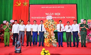 Xã Sơn Hải tổ chức Ngày hội toàn dân bảo vệ an ninh Tổ quốc 
