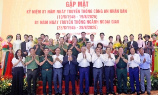 Tổng Bí thư, Chủ tịch nước Tô Lâm dự buổi gặp mặt kỷ niệm nhân dịp Ngày truyền thống ngành công an và ngành ngoại giao
