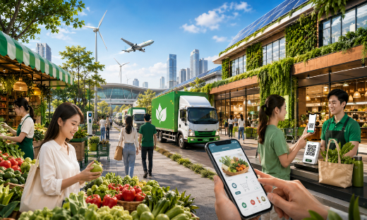 Thị trường bán lẻ xanh 