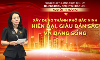 Phó Bí thư Thường trực Tỉnh ủy, Trưởng Đoàn ĐBQH tỉnh Bắc Ninh Nguyễn Thị Hương: Xây dựng thành phố Bắc Ninh hiện đại, giàu bản sắc và đáng sống