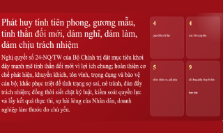 Nghị quyết 24-NQ/TW: Phát huy tinh thần tiên phong, dám nghĩ, dám làm