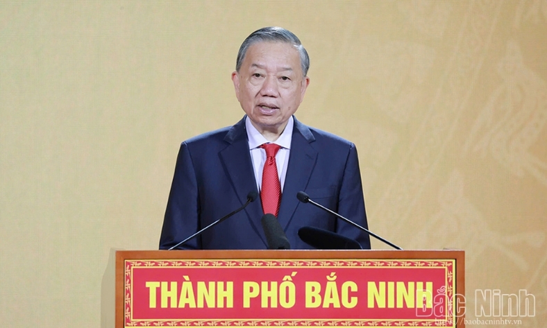  Toàn văn phát biểu của Tổng Bí thư, Chủ tịch nước Tô Lâm tại Lễ công bố thành lập thành phố Bắc Ninh và đón nhận Huân chương Lao động hạng Nhất