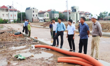  Bắc Ninh: Kiểm tra dự án khu tái định cư Đông Cứu I 