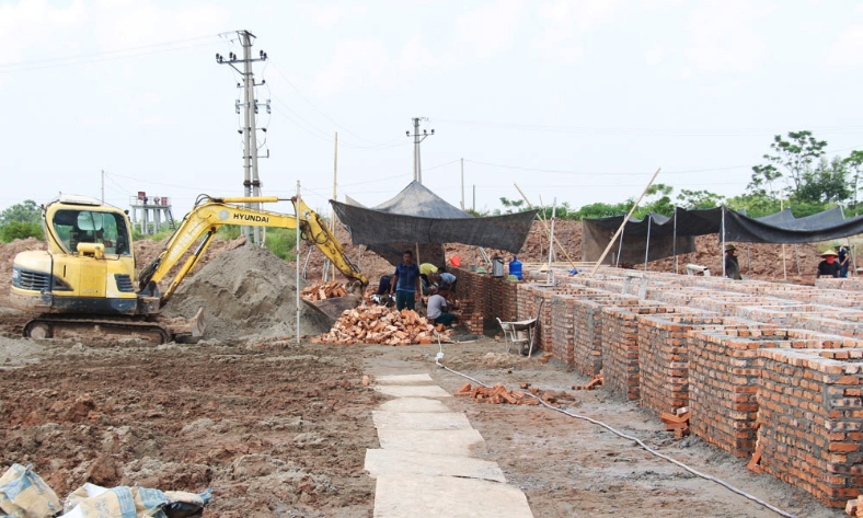  Nỗ lực tạo mặt bằng xây dựng đường kết nối sân bay Gia Bình