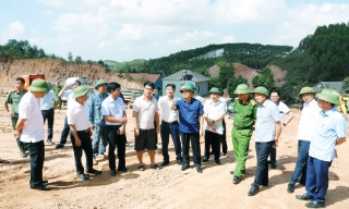 Chủ tịch UBND thành phố Bắc Ninh Phạm Hoàng Sơn kiểm tra đột xuất hoạt động khai thác khoáng sản