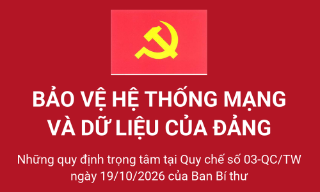Những yêu cầu về bảo vệ mạng và dữ liệu của Đảng