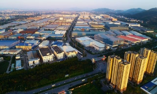 Một góc Khu công nghiệp Vân Trung