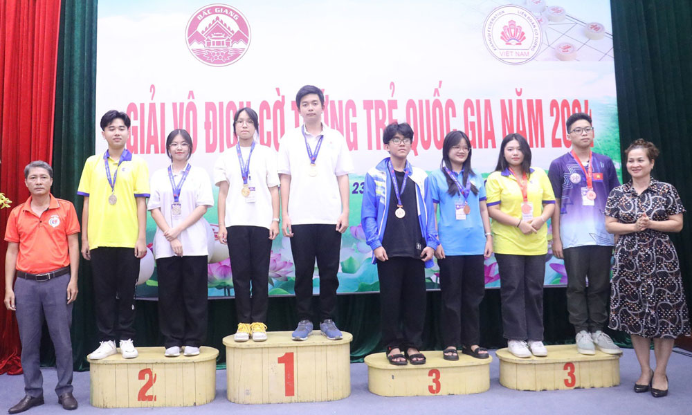 Bac Giang wins 28 medals at National Youth Chess Championship