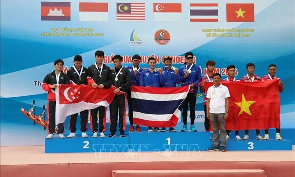 Vietnam tops Southeast Asian rowing, canoeing tournament medal tally