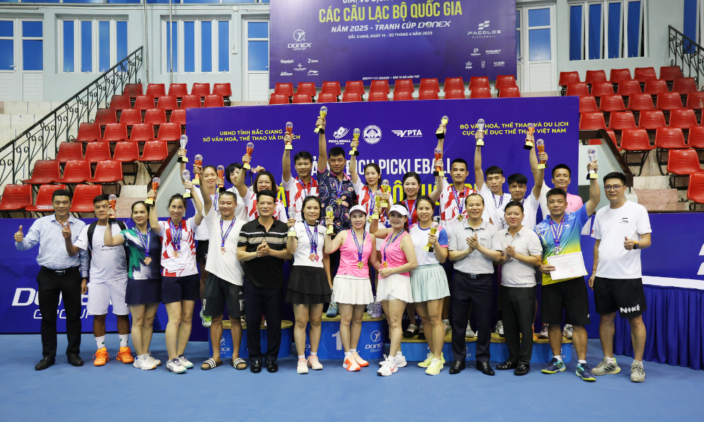 Bac Giang secures 19 medals at National Pickleball Club Championship
