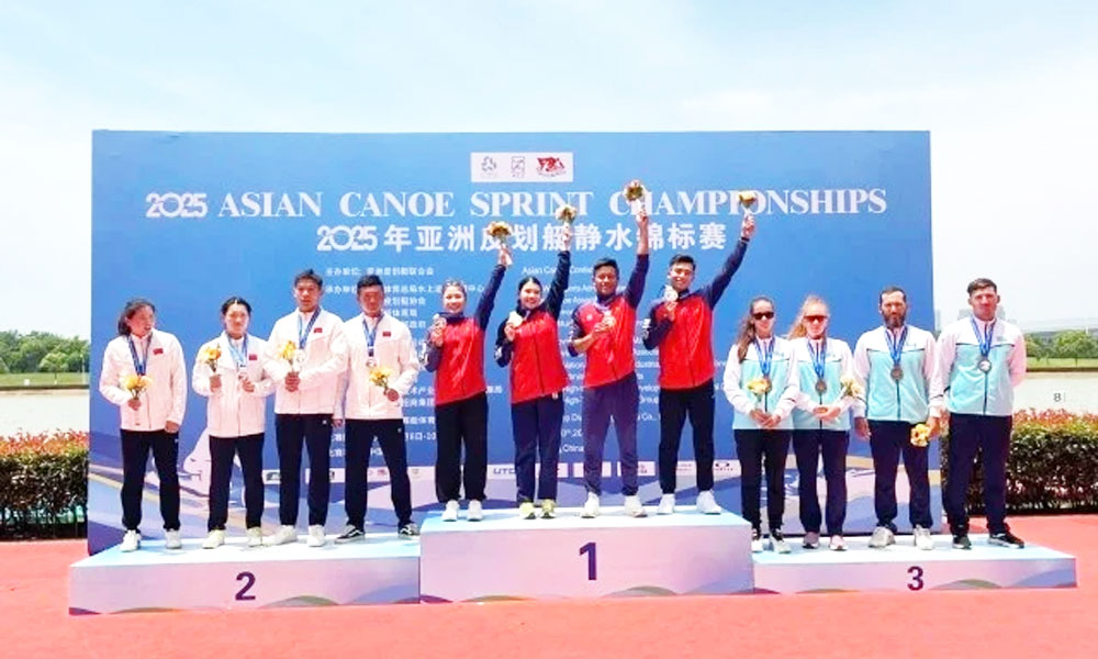 Viet Nam makes wave with gold medal at Asian canoeing championship