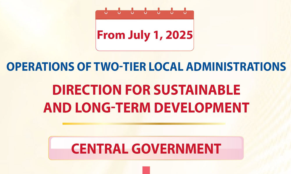 Implementation of two-tier local administrations sets direction for sustainable, long-term development