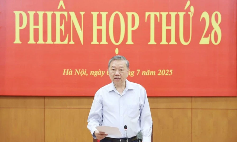Party chief stresses need to promptly detect, handle violations related to apparatus restructuring