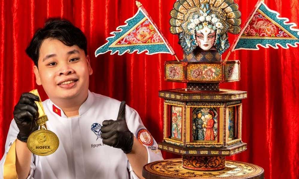 Vietnamese cake artist takes traditional culture to international stage