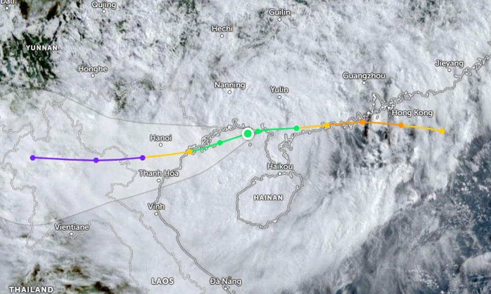 Coastal provinces ban vessels as storm Wipha nears Vietnam