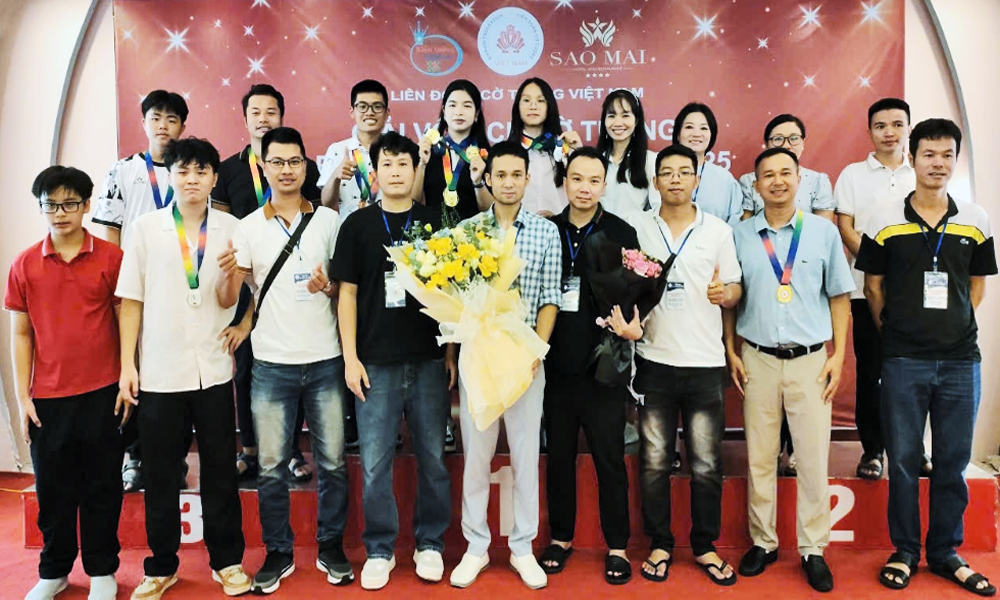 Bac Ninh bags 16 medals at 2025 National Chinese Chess Team Championship