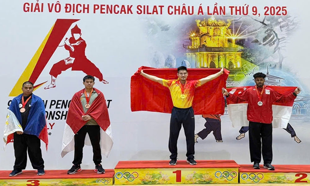 Nguyen Duy Tuyen wins gold at 2025 Asian Pencak Silat Championship