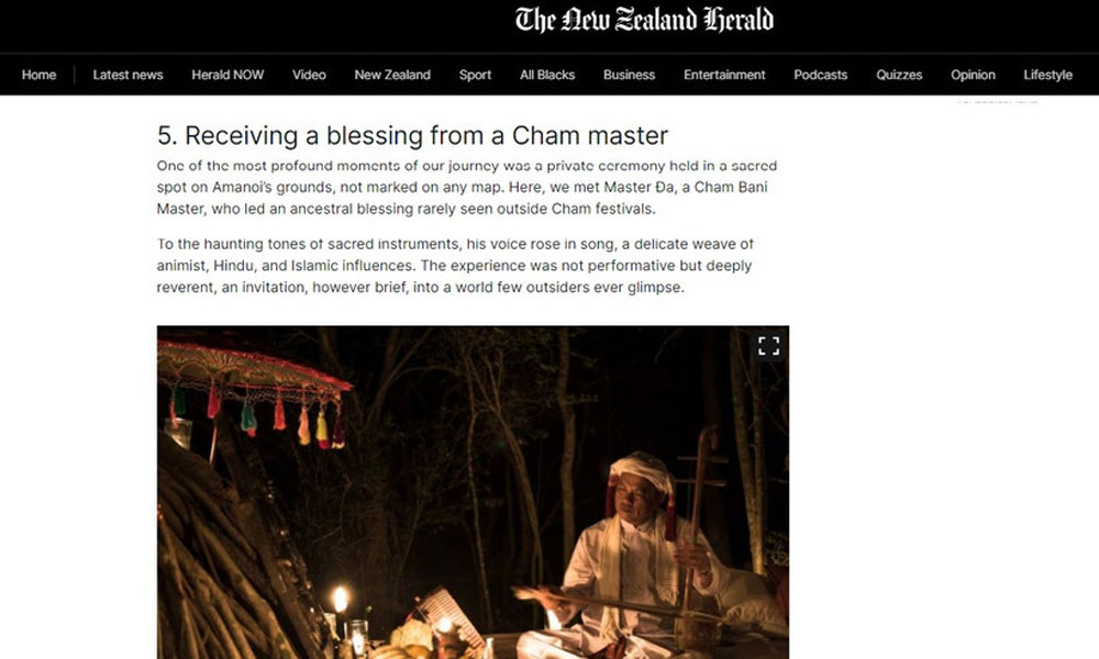 Indian writer captivated by Vietnam’s Cham culture